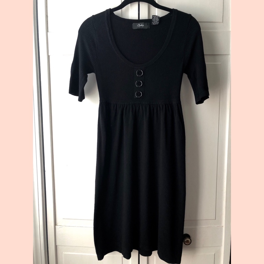 Chesley Black Sweater Dress Size M